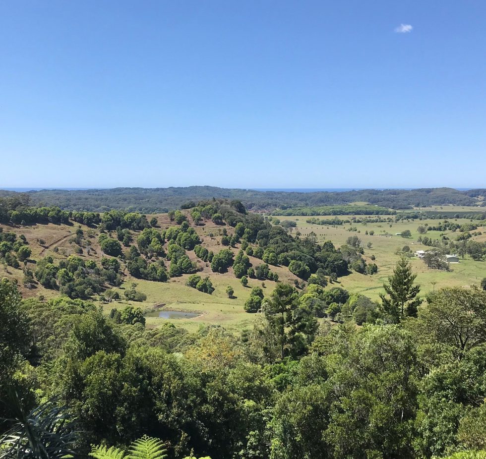 Broken Head looking towards Hogans Bluff