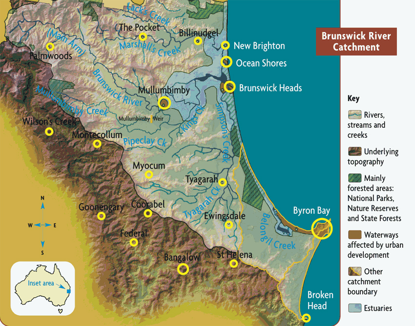 Catchment map