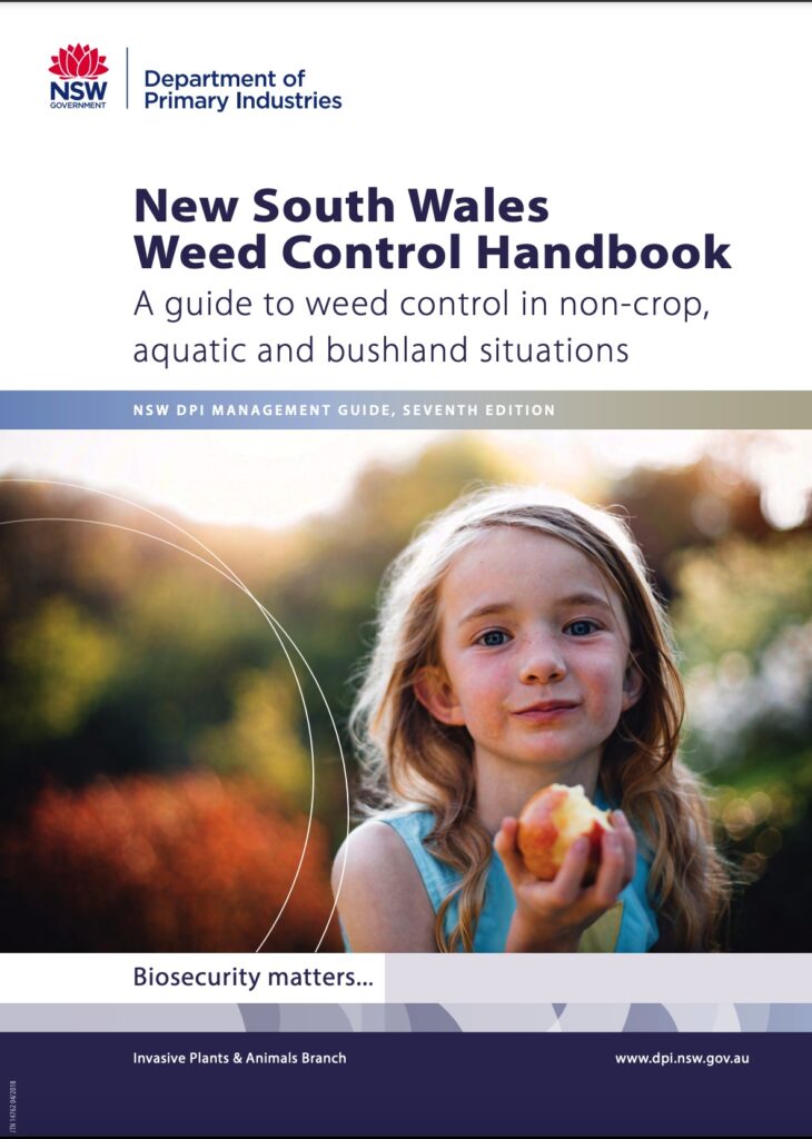 DPI NSW Weed Control Handbook​