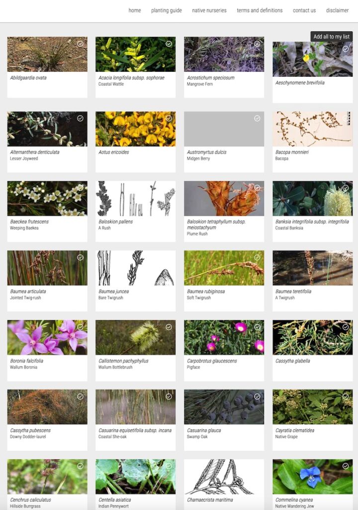 Planting Guide Council Website