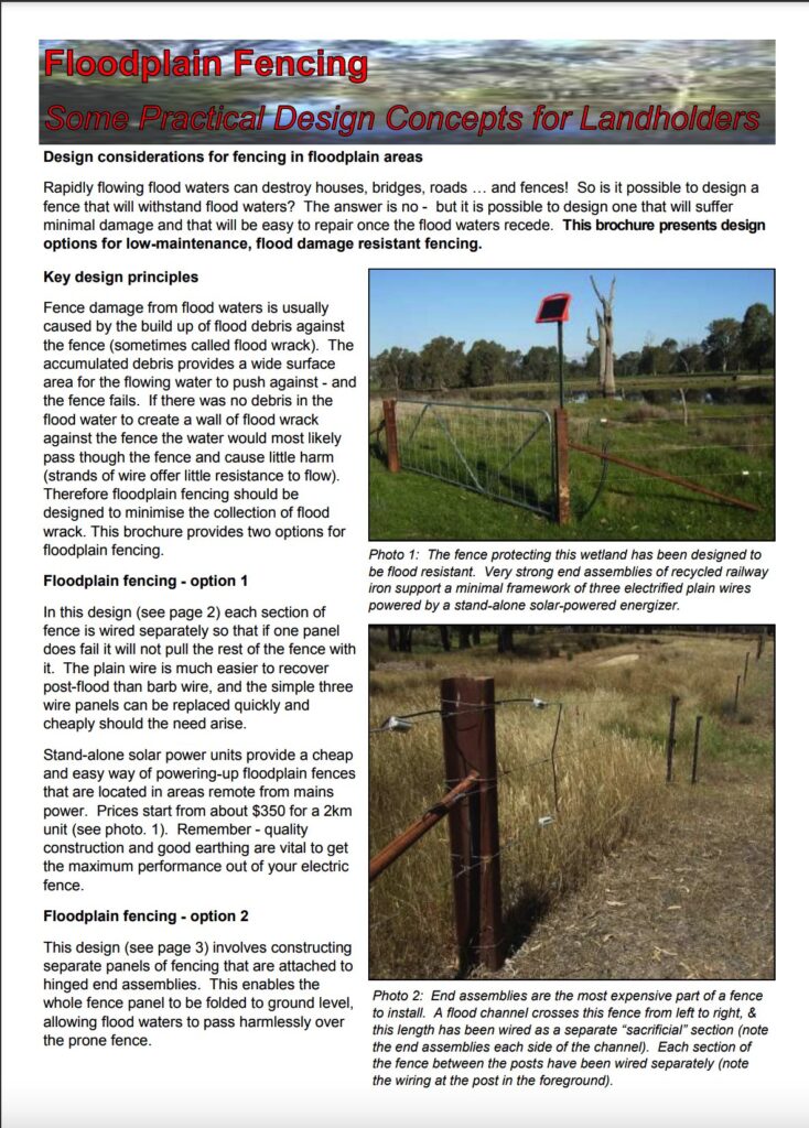 Riparian Fencing